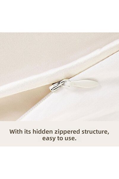 silkworm Gold Colored 100% Silk Pillowcase (50 cm 70 cm) Mink Color