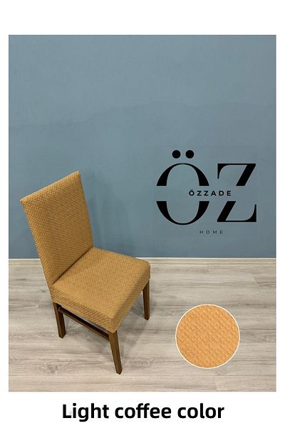 özzade Κάλυμμα καρέκλας με μοτίβο διαμαντιών για το σπίτι Πλένεται εύκαμπτο ελαστικό κάλυμμα καρέκλας από Lycra