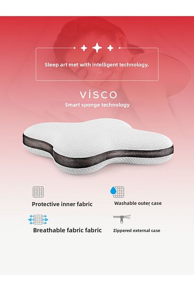 moda home bedding Visco Fly Comfort - Orthopedic Butterfly Pillow
