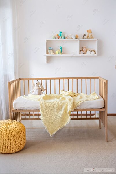 Chicvente بطانية للأطفال من الموسلين بنسبة 100% بحجم 100x100 سم، مكونة من 4 ط...