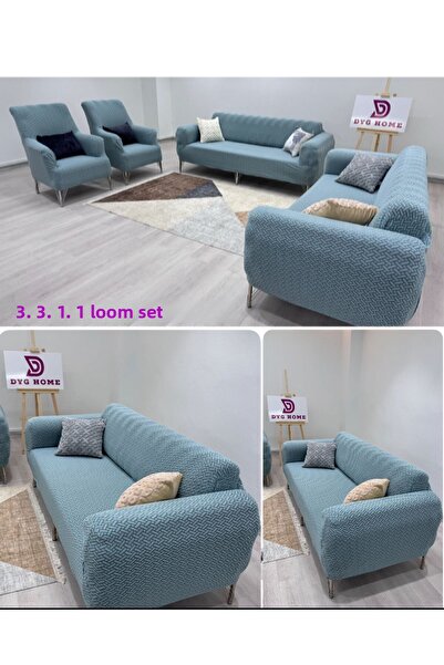 dyg home Set de sufragerie Husa de canapea Husa de fotoliu 3+1