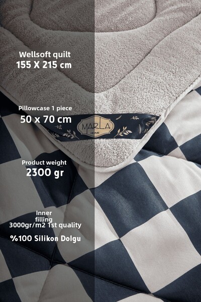 MARLA HOME طقم نوم مفرد بنمط هندسي