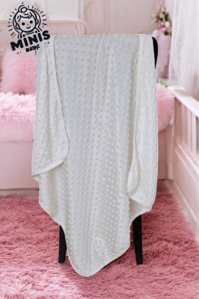 Little Baby بطانية أطفال اقتصادية بطبقة واحدة مقاس 80x90 من قماش الحمص