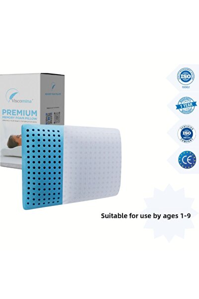 Viscomina Orthopedic Visco Child Pillow - Aroma Therapy, Comfort, 60X40X7.5 cm