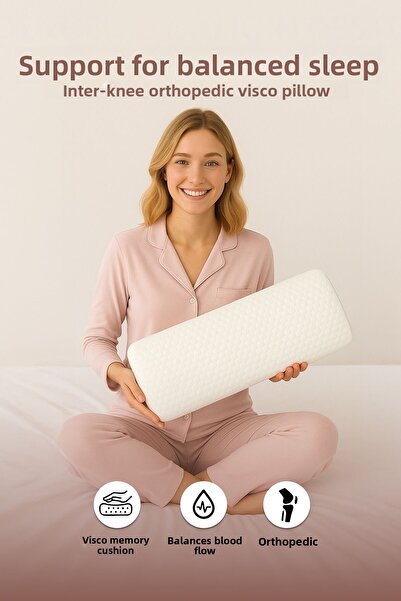 Viscomina Multi-Purpose Orthopedic Snoring Pillow Neck and Back Supported Sleeping Pillow 50X18