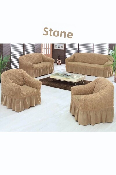 kanway Husa pentru set canapea Bürümcük 3+2+1+. Canapea extensibila elastica,...