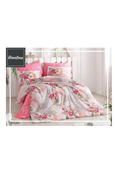 Komfort Home Single Ranforce Duvet Cover Set / Buse Pink