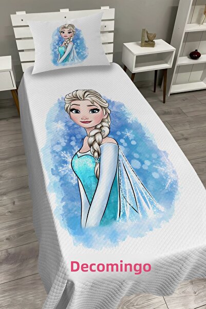 dekomingo Canvas Pattern Elsa Baby and Child Base Pique Set