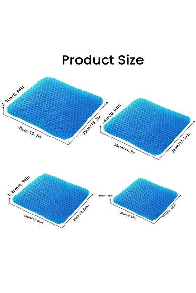 Choice Orthopaedic Gel Seat Cushion Non-Slip Pillow Sciatica Coccyx Pain Relief Home Office Car Lower Ba...