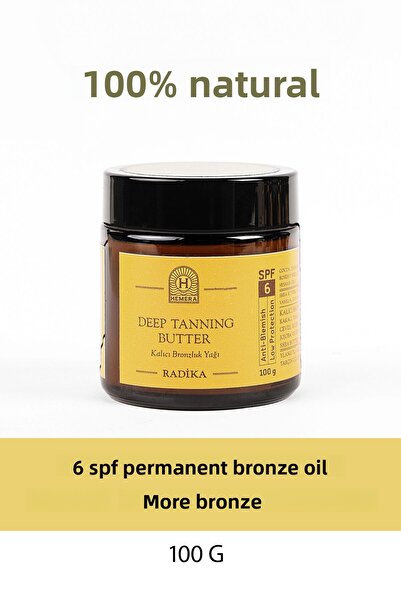 Radika Aromaterapi 6 زيت تسمير دائم بعامل حماية من الشمس SPF / بلسم شمسي طبيع...