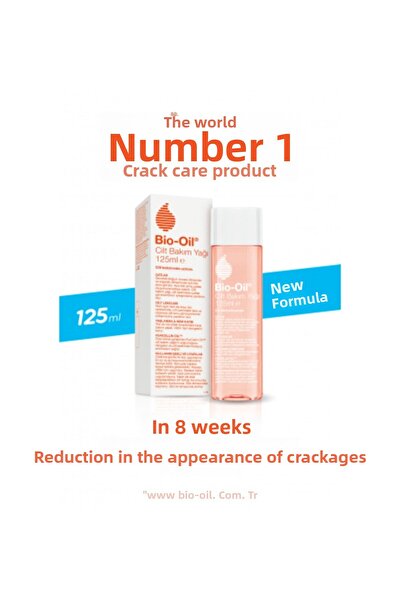 Bio-Oil زيت العناية بالبشرة 125 مل - يقلل من ظهور علامات التمدد في 8 أسابيع