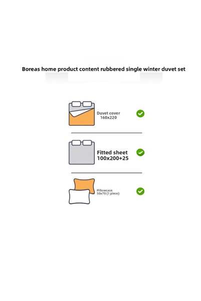 Boreas Home Bella Premium Single Elastic Duvet Cover Set