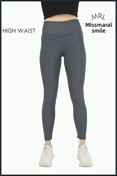 missmaral Women's Leggings High Waist Full Length Smoked Anthracite Casual & Comfort102101