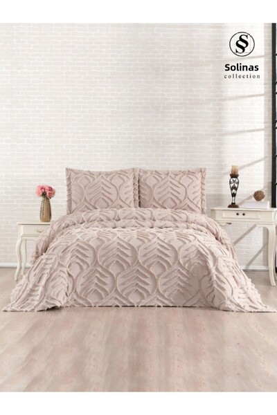 Solinas Collection Pera Mink Thin Pike King Size Bedspread