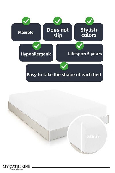 My Catherine 100% Cotton Combed Cotton Fabric - Single Double and Oversized Fitted Sheet