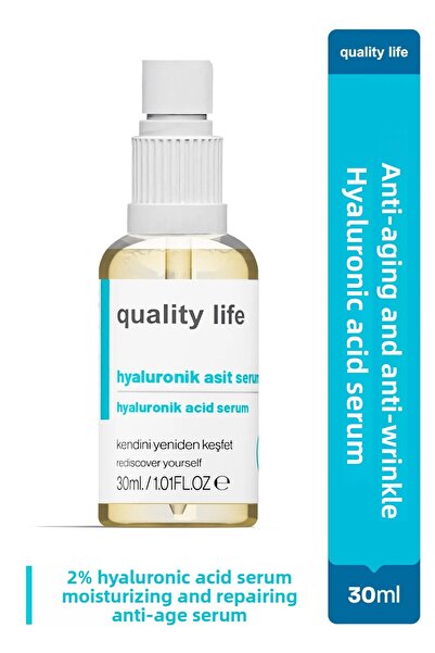 Quality Life Hyaluronic Acid Skin Serum Anti-Aging and Wrinkle Moisturizing R...