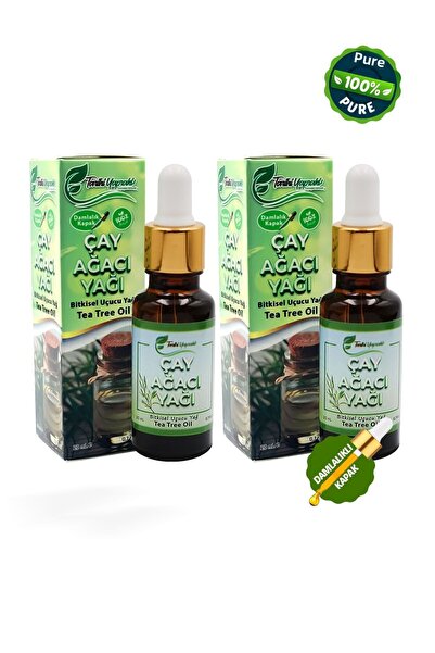 TARİHİ YAPRAKLI 2x20 مل زيت شجرة الشاي العطري النقي 100%