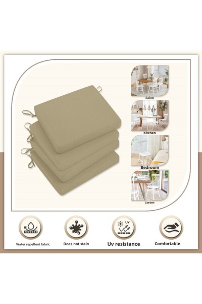 Evim Μαξιλάρι καρέκλας από καμβά ανθεκτικό στους λεκέδες - 40x40 cm Unfavorably Fermented