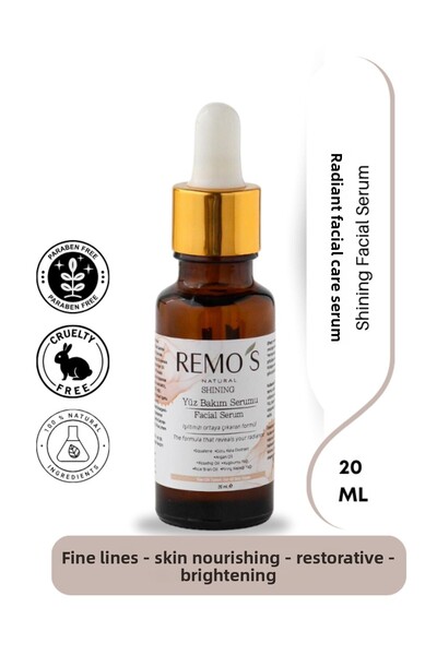RemosNatural مصل العناية بالوجه اللامع