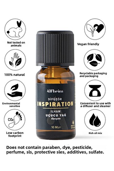 Alfheim Inspiration 10 ml Diffuser Oil - Essential and Censer
