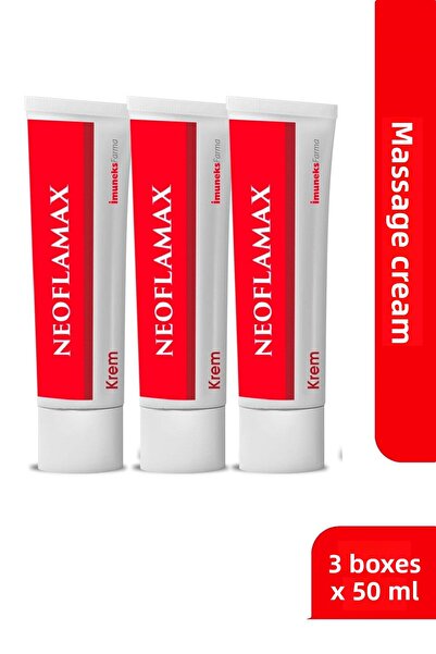 Imuneks Farma إيمنيكس فارما نيوفلاماكس كريم التدليك 50 مل × 3 قطع