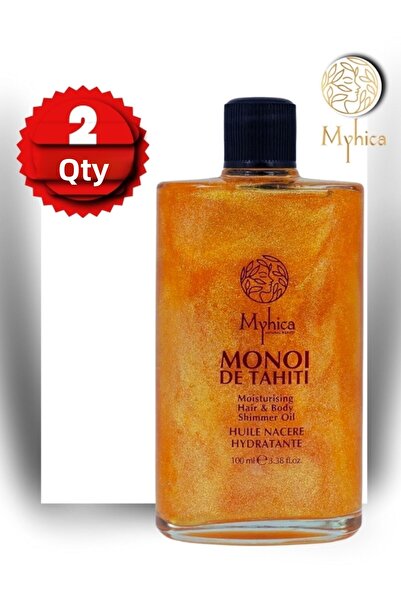 Myhica زيت مرطب للشعر والجسم - 100 مل، مجموعة من قطعتين