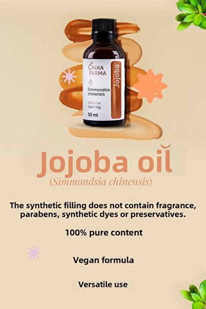 OnkaFarma Onka Farma 100% Pure Jojoba Oil - 50ml Cold Pressed