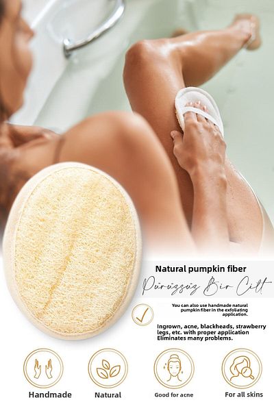 Smoothly Natural Pumpkin Fiber Preventing Ingrown Formation