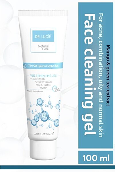 DR LUCİE جل العناية الطبيعية جل تنظيف الوجه بخلاصة المانجو والشاي الأخضر لجمي...