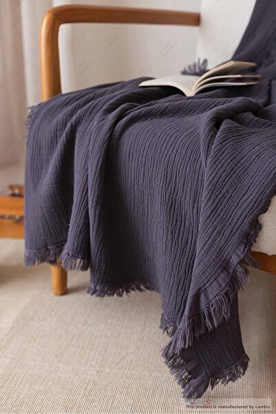 Embays 100X200 cm Muslin 100% Cotton Tv Blanket, Multi-Purpose Muslin Blanket, Cotton Blanket