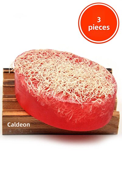 xdeonss صابون زيت نبتة سانت جون الطبيعي المصنوع يدويًا من ألياف اليقطين 120 ج...