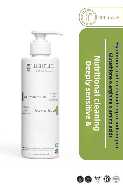 Lushelle جل غسيل الوجه 200 مل - تجديد وتنظيف