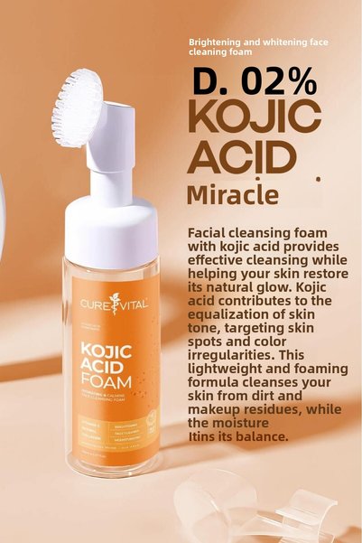 CureVital Kojic Acid Facial Cleansing Foam