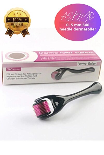 Askımo Dermaroller 540 Needle Roller 0.5 Mm Needle Hair Removal Comb Skin Fac...