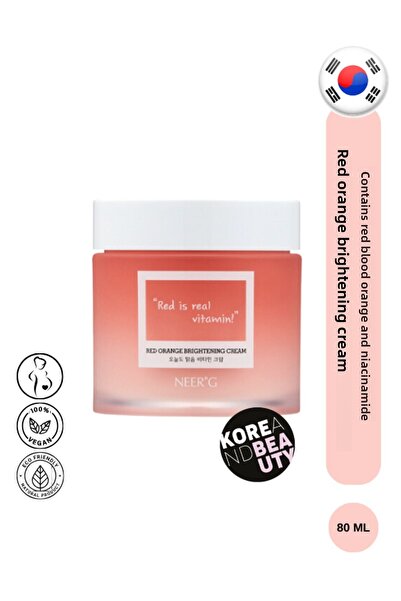 Neer G كريم تفتيح البشرة باللون الأحمر والبرتقالي 80 مل - نيرج (KOREANDBEAUTY)