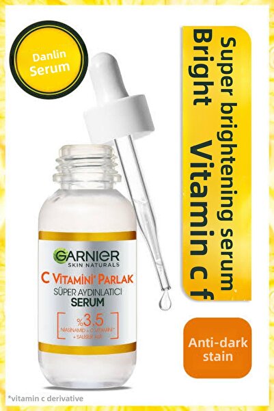 Garnier سيروم فيتامين سي برايت فائق التفتيح 30 مل