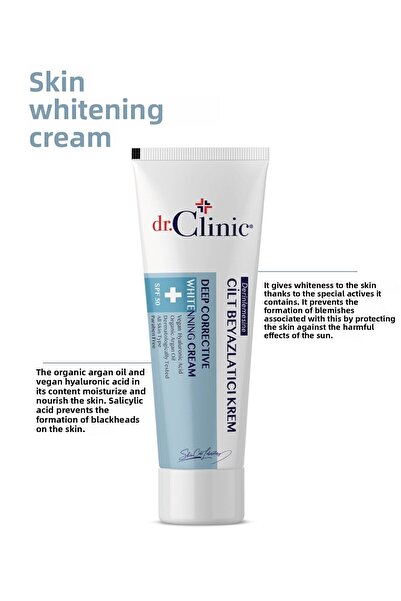Dr. Clinic كريم تبييض البشرة 50 مل