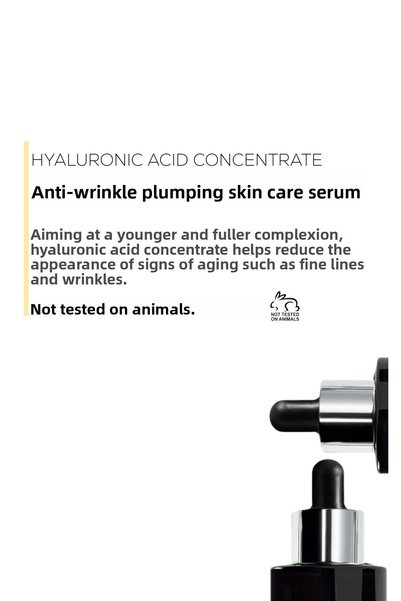 max beauty paris Hyaluronic Acid Concentrate Anti-Wrinkle Plumping Skin Care Serum