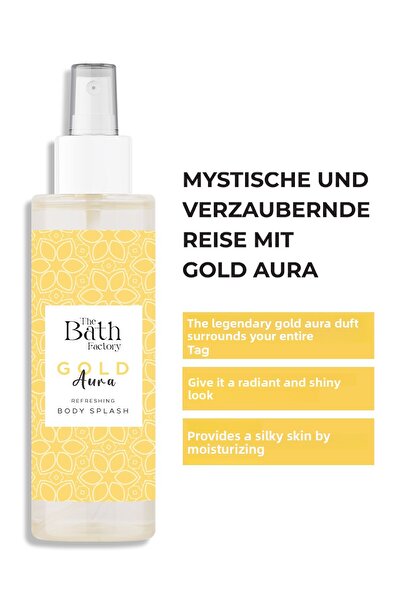 THE BATH FACTORY Σπρέι σώματος The Bath Factory Gold Aura