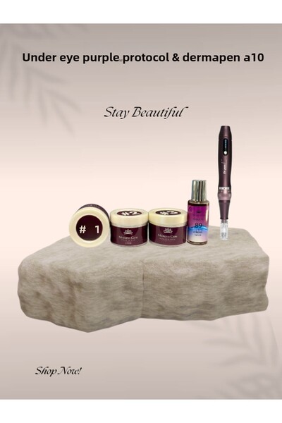 anka lazer مجموعة Dermapen A10 - بروتوكول الهالات السوداء تحت العين