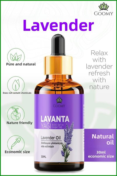 GOOMY Lavender 30 ml Natural and Pure Lavender Essential Oil - 100% Essential...