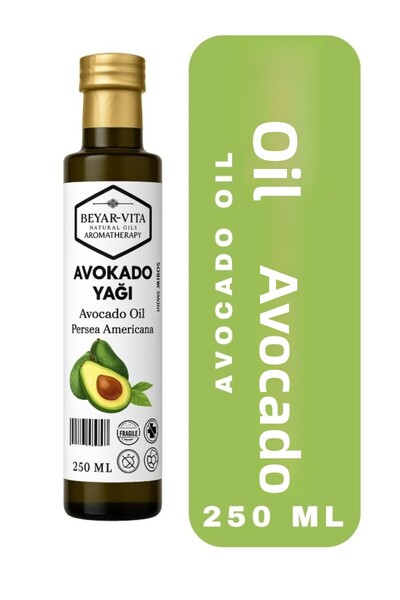 BEYARVİTA زيت الأفوكادو 250 مل - معصور على البارد - طبيعي ونقي 100% - بدون إض...