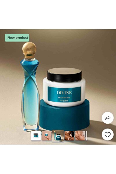 Oriflame Divine Perfumed Body Cream with New Packaging