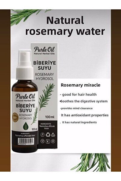 PURLEOİL ماء إكليل الجبل بزيت بورلي (سلسلة خاصة)