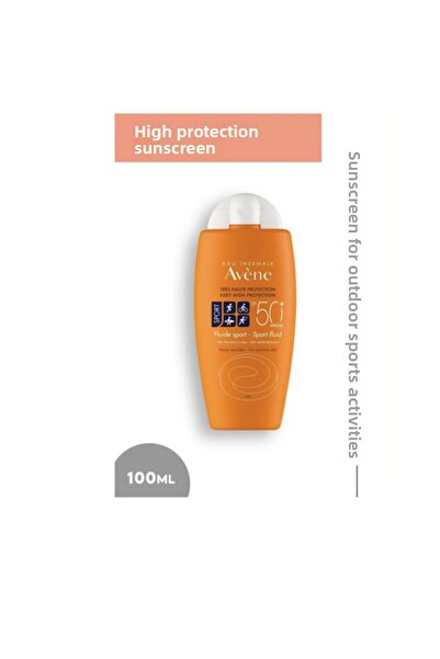 Avene Fluid Sport Sunscreen Cream Spf 50 100 ml Suitable for Face and Body Use