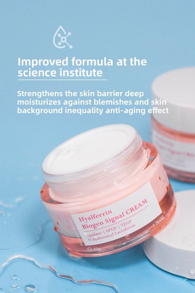 Hyalferrin Biogen Signal Cream | Face Cream | 50 ml | Skin Barrier | Lactoferrin | Hyaluronic Acid