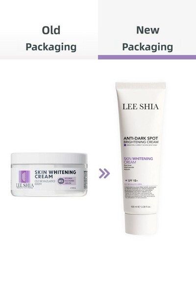 Lee Shia 100ml Whitening Blemish Cream - RICE BRAN, NIACINAMIDE, ARBUTIN, SPF15