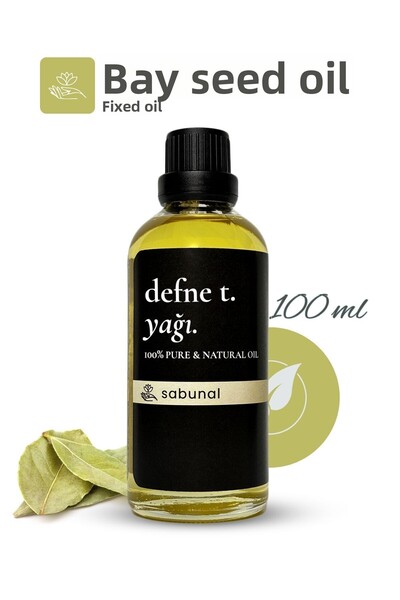 sabunal زيت بذور الغار 100 مل - زيت طبيعي للعناية بالشعر والبشرة