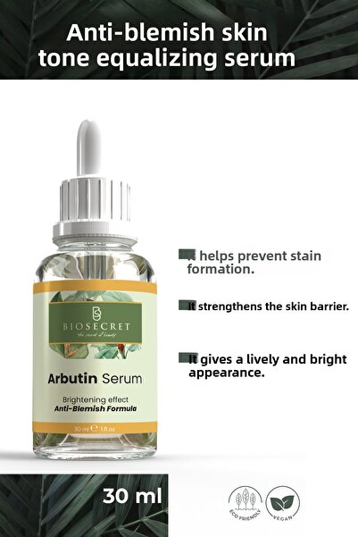 Biosecret سيروم أربوتين يساعد على إزالة العيوب، معادل لون البشرة 30 مل Bıo23