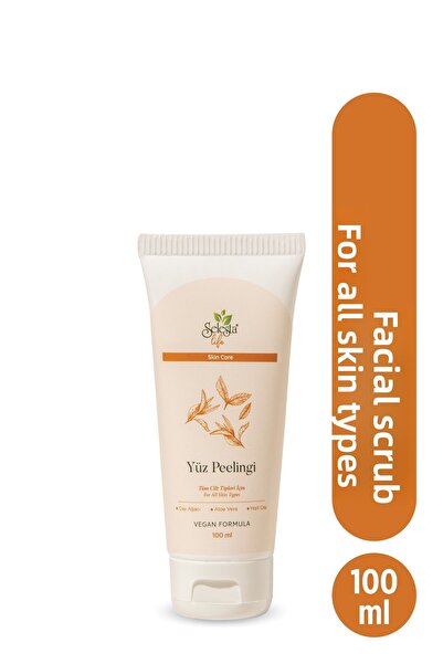 Selesta Life زيت شجرة الشاي والشاي الأخضر والصبار مقشر للوجه 100 مل